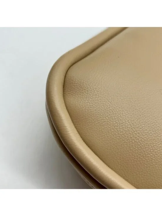 Miztique Beige Leather Crossbody Bag - Picture 9 of 10